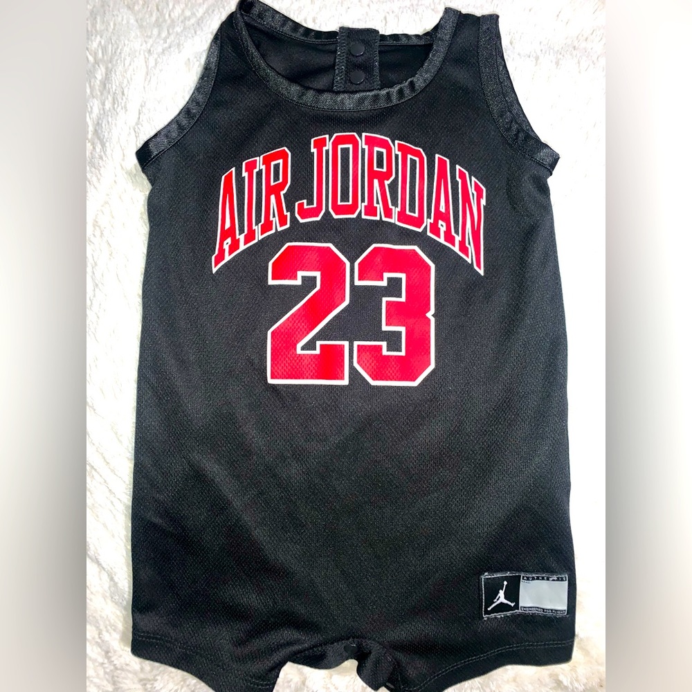Black Jordan jersey romper